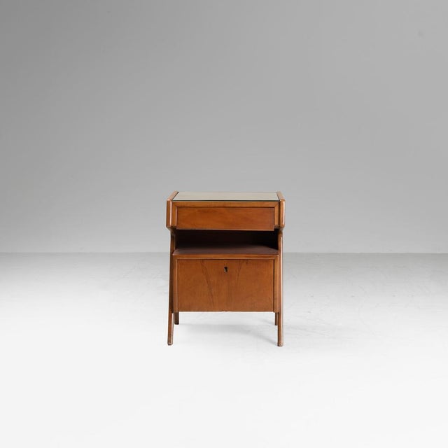 Mid-Century Wooden Nightstand, 1960s For Sale - Image 3 of 12