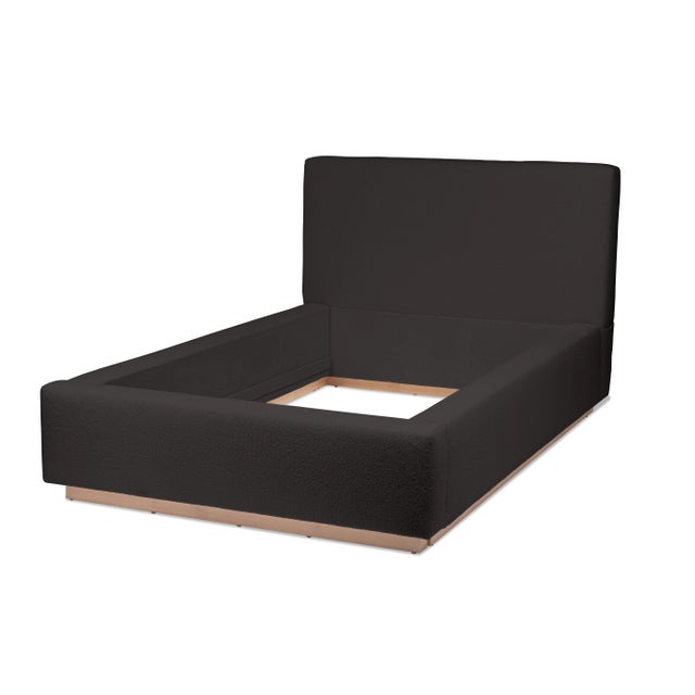 Moss Studios Moss Home Avery Bed Cal King 83"W, Penelope Charcoal For Sale - Image 4 of 4