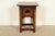 A beautiful antique Mission oak Arts & Crafts cutout tabouret or occasional side table In the manner of Stickley Brothers...