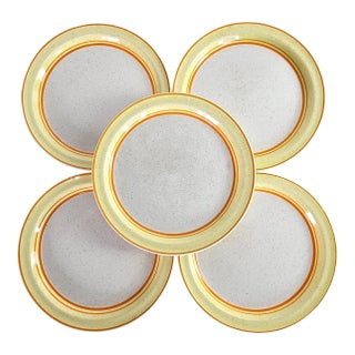 Brendan Erin Stone Dessert Plates 7.25" Dia Set of 4 For Sale