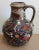 Vintage Jug-Shaped Vase with Colored Stylized Flower Decor from Carstens, 1970s For Sale - Image 4 of 4
