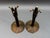 Vintage Brutalist Studio Iron Metal Art Candlestick Holders - a Pair For Sale - Image 4 of 8