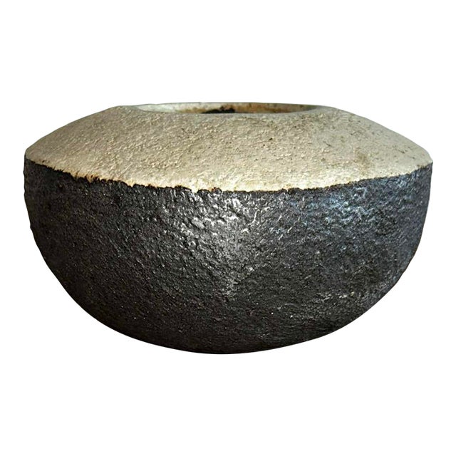 1970s Heavy Textured Ceramic Bowl For Sale