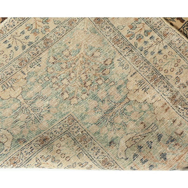 Textile Antique Persian Tabriz Animal Design Carpet For Sale - Image 7 of 8