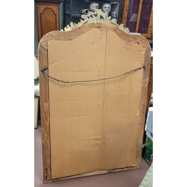 Antique 19th Century Gilt French Mantel Mirror For Sale - Image 4 of 13