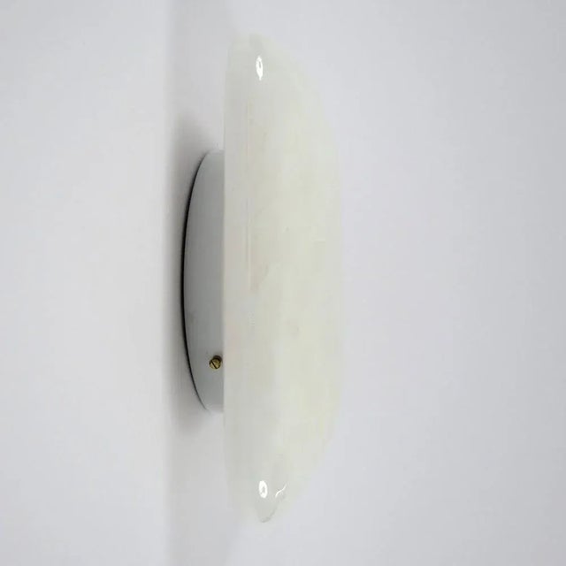 Marbled Glass Wall Lamps, 1980s, Set of 2 For Sale - Image 4 of 8