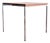 Mid-Century Dining Table in Teak and Chrome by Wilhelm Renz For Sale