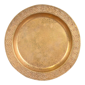 Tiffany Studios New York Bronze Doré Plate or Charger