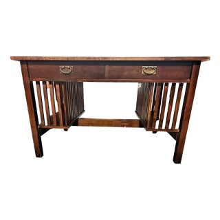 Late 20th Century Jim Peed for Romweber Solid Cherry Mission Desk For Sale