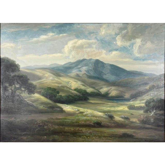 Robert Azensky Fine Art is proud to present Early 20th Century Oil Painting Palo Alto, California Foothills Landscape...
