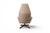 Brown Mid 20th Century Attributed to Adrian Pearsall Highback Swivel Lounge Chair For Sale - Image 8 of 9
