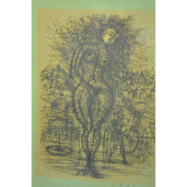1960s 1960s Jean Carzou (1907–2000) “Women” Original Lithograph, Signed and Numbered 109/196 For Sale - Image 5 of 8