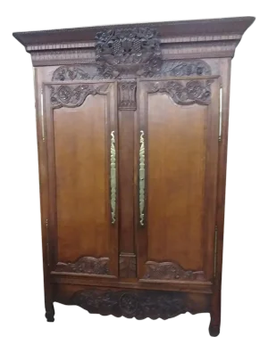 Antique French Normandy Armoire
