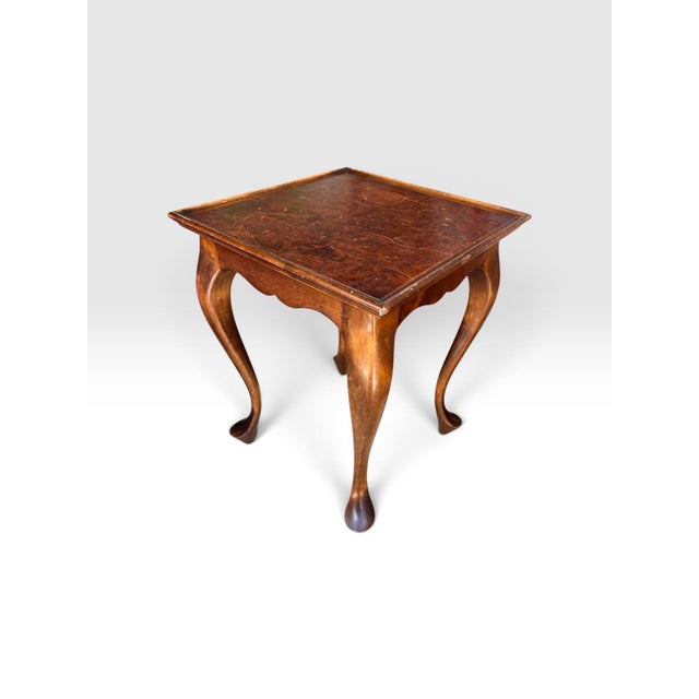 1970s Vintage Italian Louis XV Style Petite Cabriole Leg Drinks Table, Style 1782 For Sale - Image 5 of 7