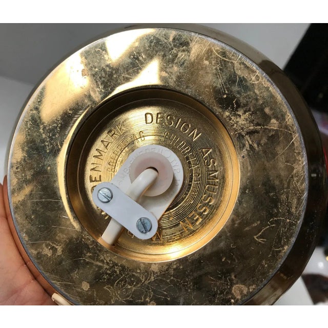 Gold Plated Teardrop Table Lamp by Hugo Asmussen, 1960s For Sale - Image 4 of 11