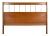 Paul McCobb Planner Group Mid Century Modern Full-Size Headboard Brass & Birch For Sale