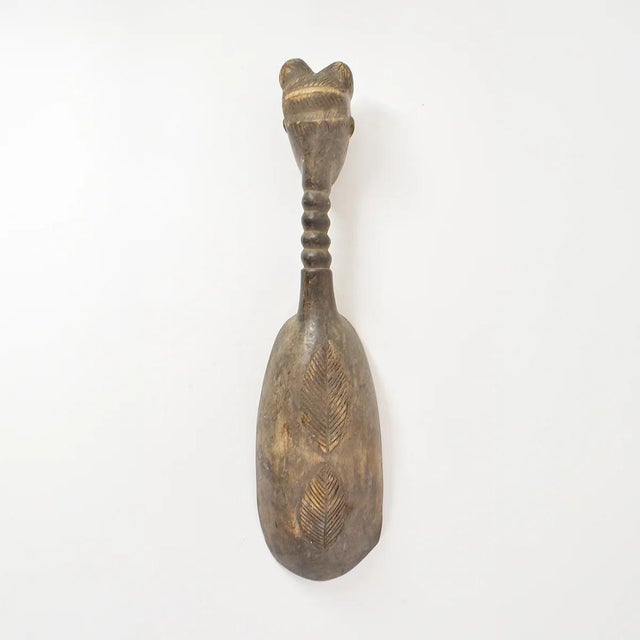 African Early 20th Century Dan Figural Wunkirile Spoon Côte d'Ivoire For Sale - Image 3 of 13