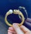 Bochic “Orient” Vintage Pearl & Sapphire Dragon Bangle Set In 18K Gold & Silver For Sale - Image 9 of 10