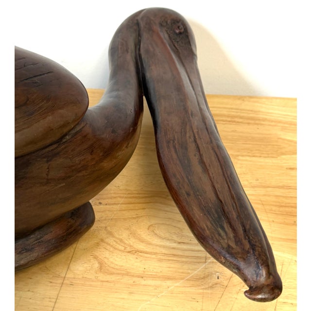 Monumental Art Moderne Bronze Pelican Sculpture, USA, Circa 1940s For Sale - Image 10 of 18
