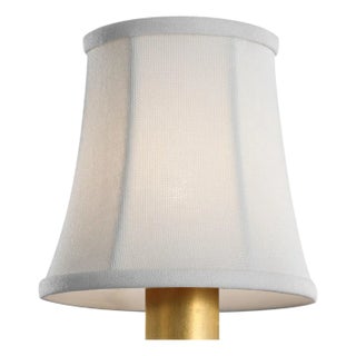 Visual Comfort Signature 4" Linen Soft Empire Shade For Sale