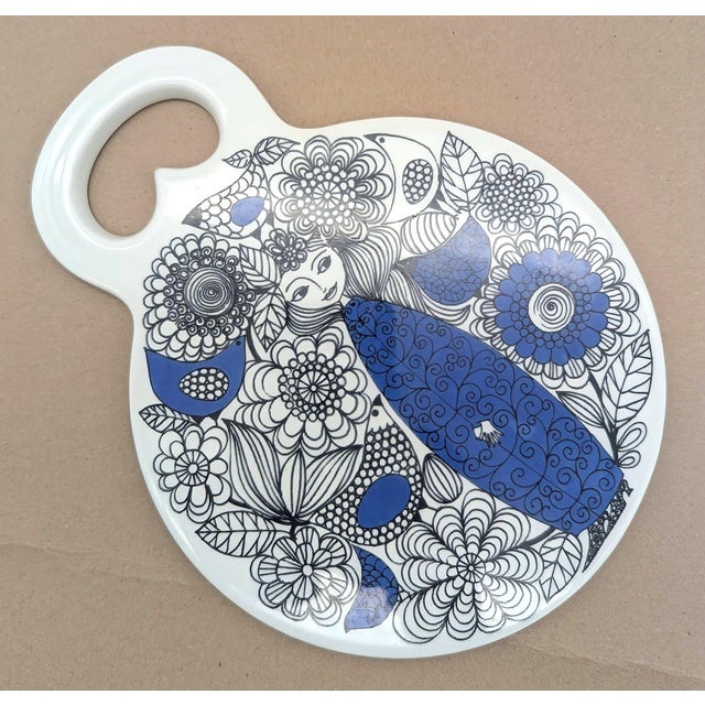 1960s 1960s Arabia Finland "Pastoraali" Trivet Designed by Esteri Tomula For Sale - Image 5 of 11