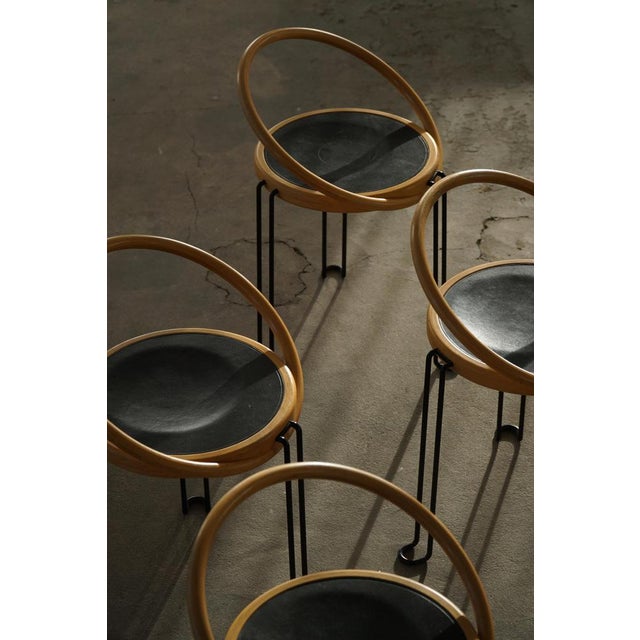 1970s Sculptural Oblado Dining Chairs by Børge Lindau, 1970s, Set of 4 For Sale - Image 5 of 18