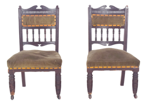 Set of English Ladies Chairs, 1920s