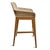 Outdoor Teak & Faux Rope Bar Stool For Sale - Image 4 of 12