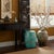 Turquoise Blue Porcelain Flower Birds Round Barrel Stool Table For Sale In San Francisco - Image 6 of 10