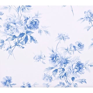 Sanderson Caverley Adele Wallpaper in Indigo Blue - 8 Rolls For Sale