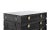 Black Stamford Modern's Stacked Bedside Tables in Black Ceruse - a Pair For Sale - Image 8 of 9