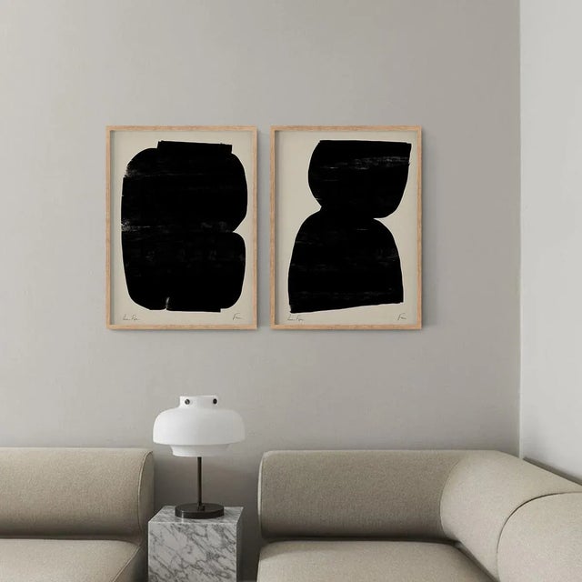 Contemporary Minimalist Abstract Giclee Prints - Set of Two For Sale - Image 4 of 5