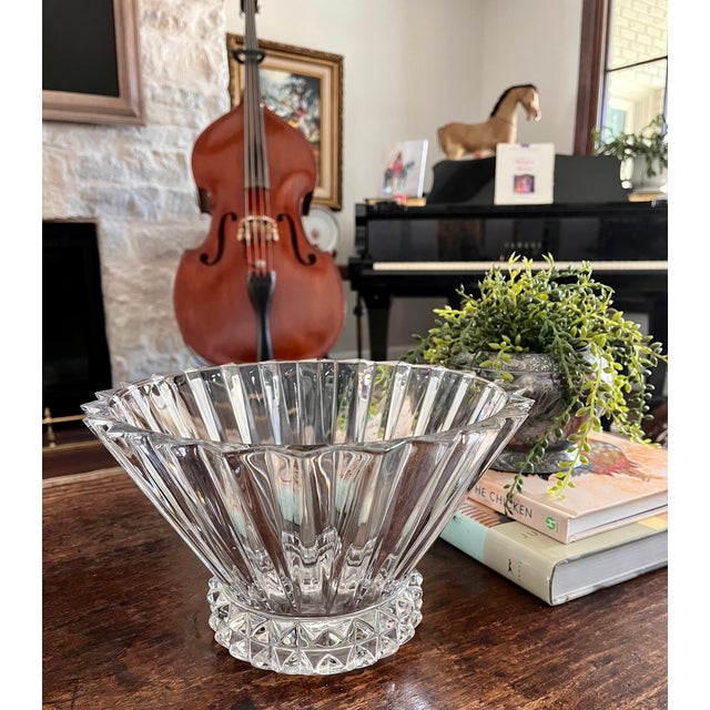 Late 20th Century Late 20th Century Rosenthal Cllassic Lead Crystal Fluted Bowl For Sale - Image 5 of 10