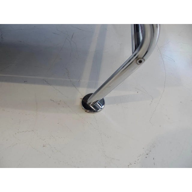 Black Vintage Black Leather & Steel Chaise Lounge by Massimo Iosa Ghini for Moroso For Sale - Image 8 of 16