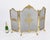 Antique French Rococo Gilt Bronze Flaming Torch Triple Fire Screen, 1870s For Sale - Image 11 of 12