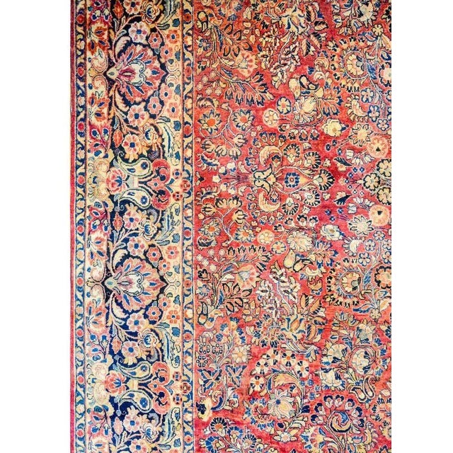 Tribal Early 20th Century Sarouk Rug For Sale - Image 3 of 8