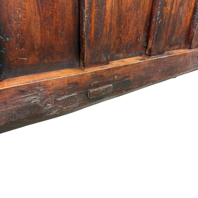Antique Traditional Spanish Oak Bench For Sale - Image 14 of 18