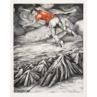 Jonathan Borofsky American, b. 1942 I Dreamed I Could Fly at No. 3088750 (State II), 1990 For Sale