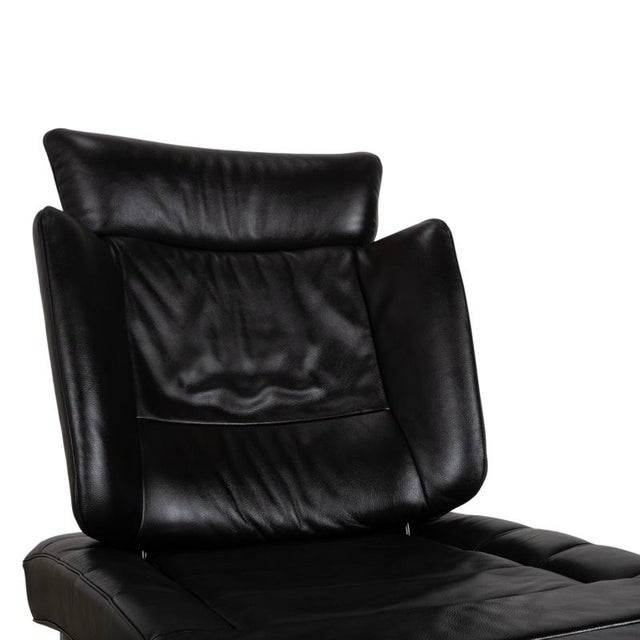 Black DS-158 Leather Lounge Chair from De Sede For Sale - Image 8 of 17