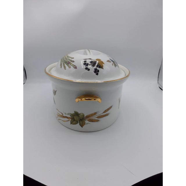 Vintage Fruit Tureen From Royal Worchester For Sale In West Palm - Image 6 of 8