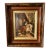 Framed Oil on Board Depicting "Woman Teaching Granddaughter to Saw", Mid-20th Century For Sale