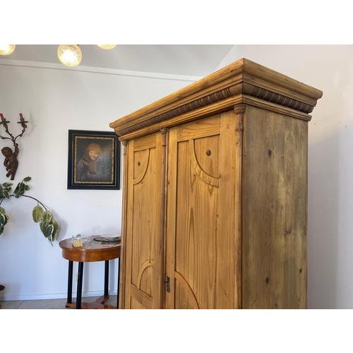 Wood Wilhelminian Wood Farmhouse Cupboard For Sale - Image 7 of 18