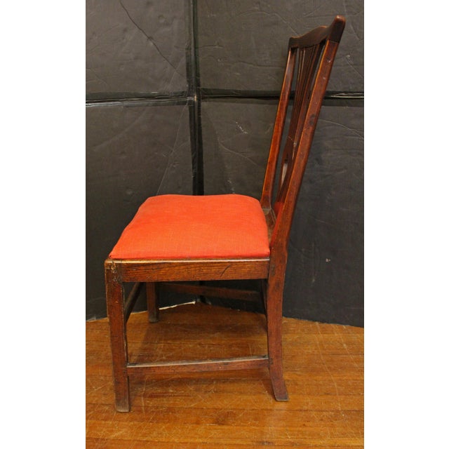 Circa 1770 English Georgian Set of 4 Side Chairs For Sale - Image 4 of 6