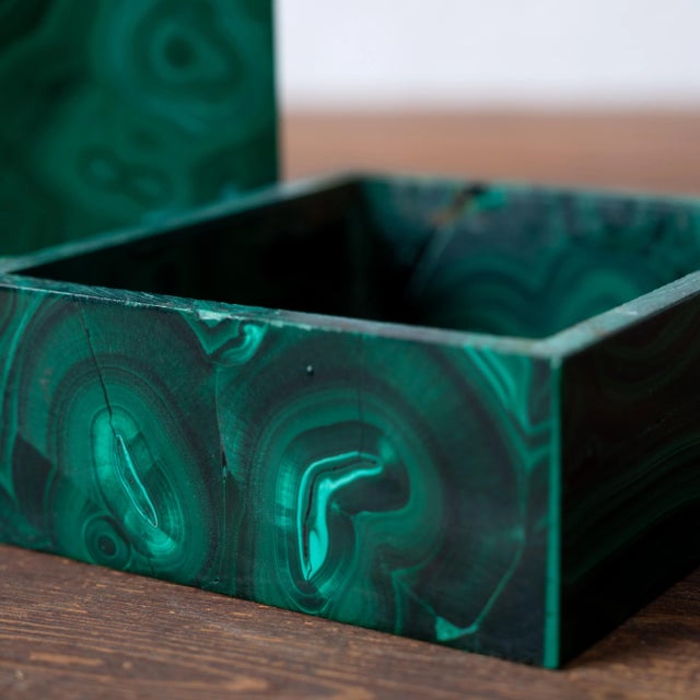 Malachite Box For Sale - Image 4 of 5