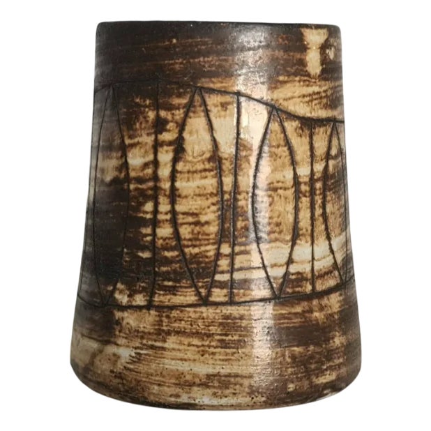 Mid-Century French Ceramic Vase by Jacques Pouchain for Atelier Dieulefit, 1960s For Sale