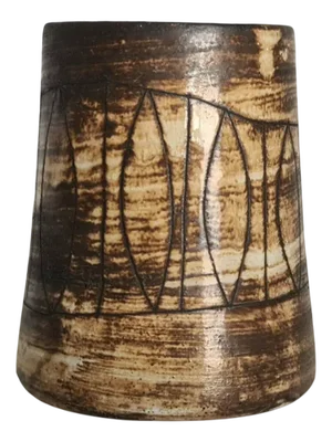 Mid-Century French Ceramic Vase by Jacques Pouchain for Atelier Dieulefit, 1960s