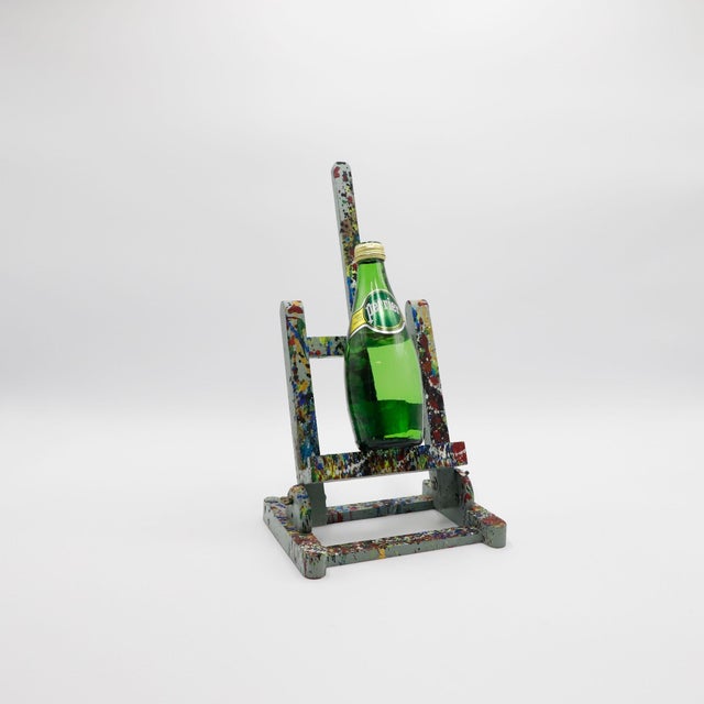 1970s Vintage Mexican Painted Wood Artist Easel For Sale - Image 5 of 5