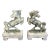 Vintage Chinese Fine Carving Soapstone Running Horse Statues - a Pair For Sale