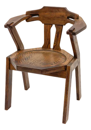 Mid-Century Modern French Provincial Oak Chair, 1960s