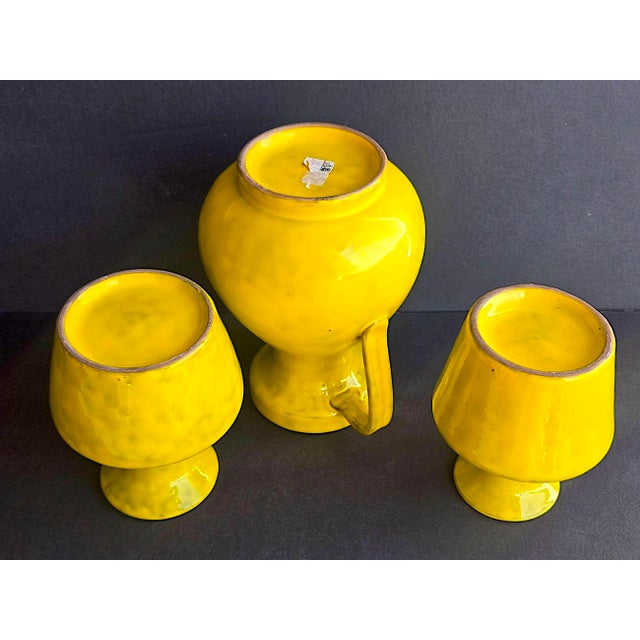 1960s Aldo Londi for Bitossi/Rosenthal Netter Ceramic Vases, 3 Piece Set For Sale - Image 15 of 17